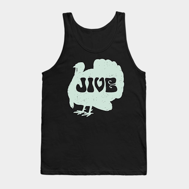 Thanksgiving Jive Turkey Tank Top by DrawingBarefoot